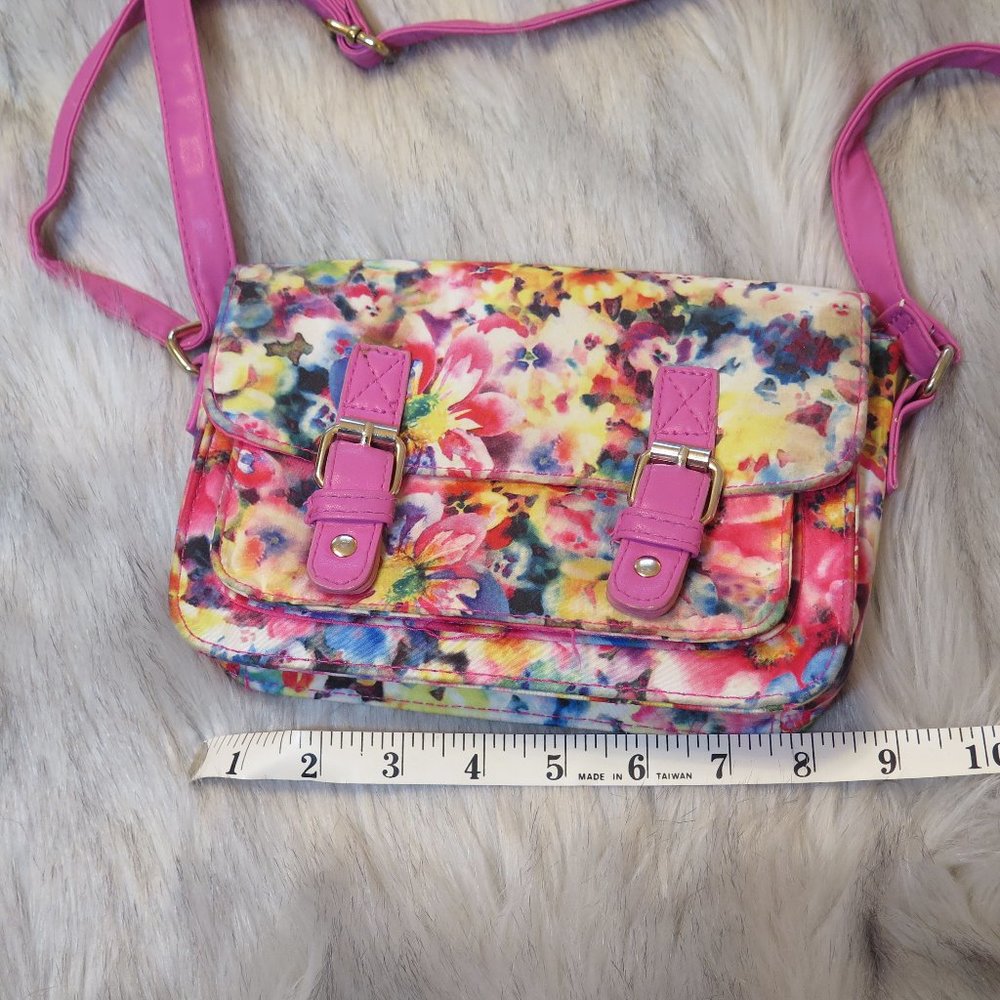 Girls floral pink bag